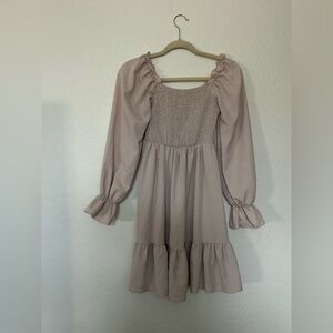 Charming Pink Beige Dress